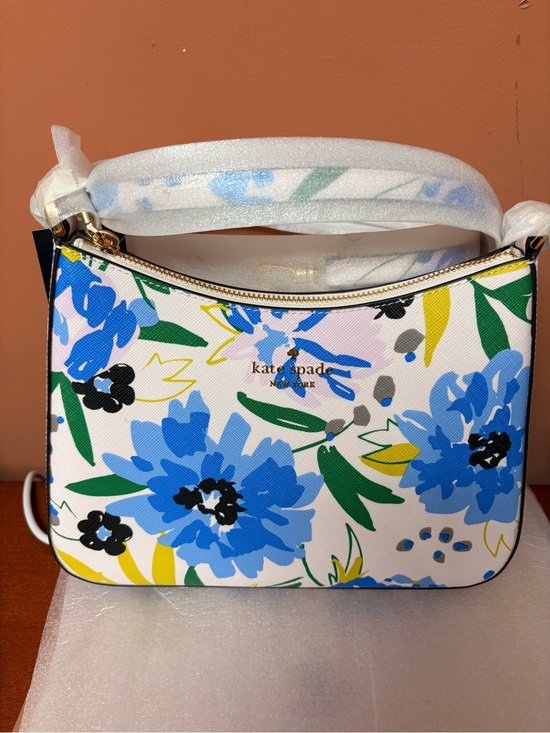 kate spade Handbags - kate spade Floral Shoulder Bag in Blue, Green and Yellow